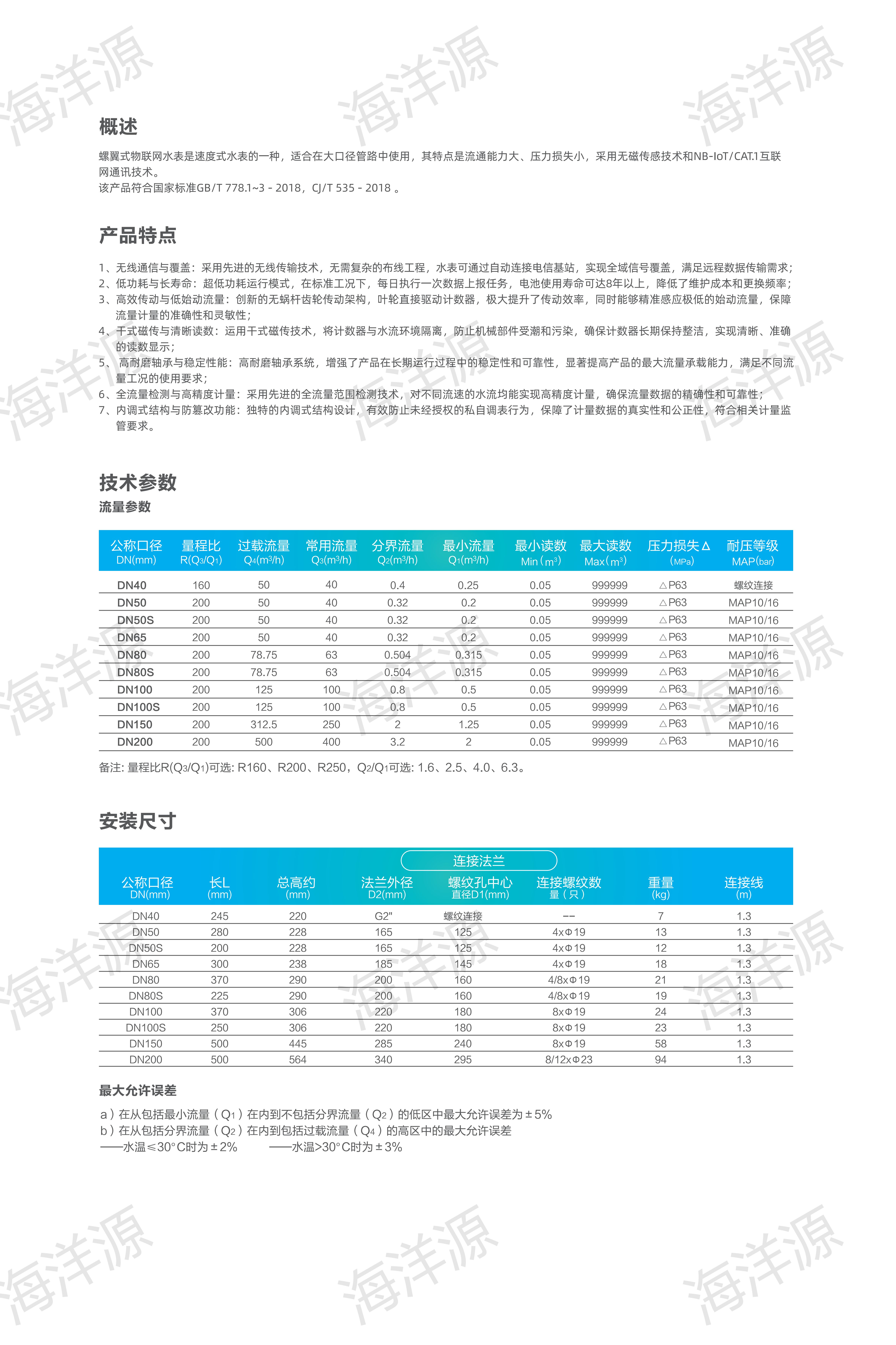 WS垂直螺翼式物联网水表(图2)