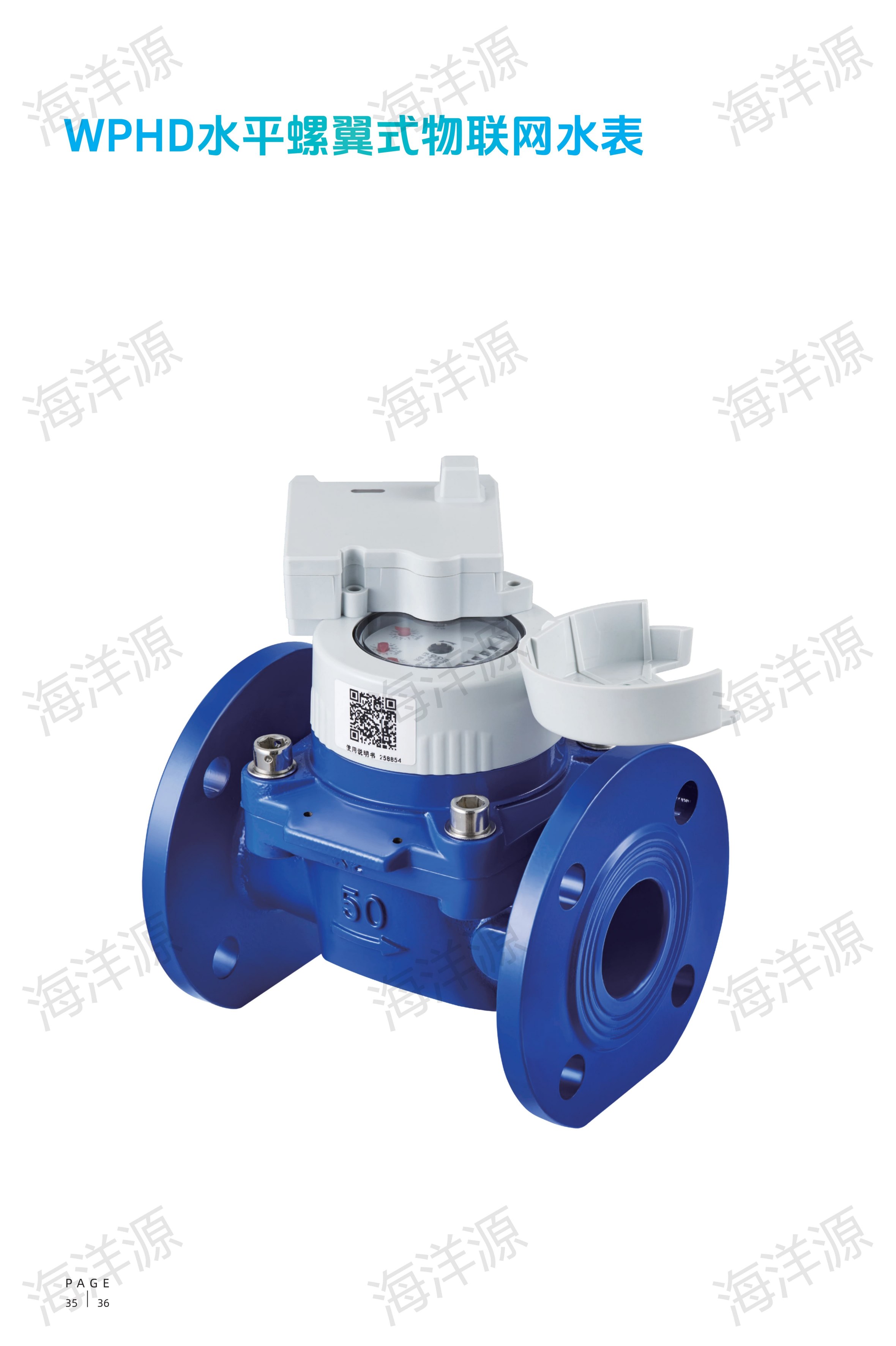 WPHD水平螺翼式物联网水表(图1)